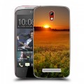 Дизайнерский пластиковый чехол для HTC Desire 500 Восход