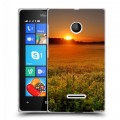 Дизайнерский пластиковый чехол для Microsoft Lumia 435 Восход