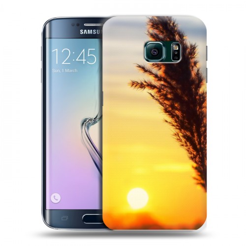 Дизайнерский силиконовый чехол для Samsung Galaxy S6 Edge Восход
