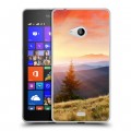 Дизайнерский пластиковый чехол для Microsoft Lumia 540 Восход