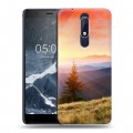 Дизайнерский пластиковый чехол для Nokia 5.1 Восход