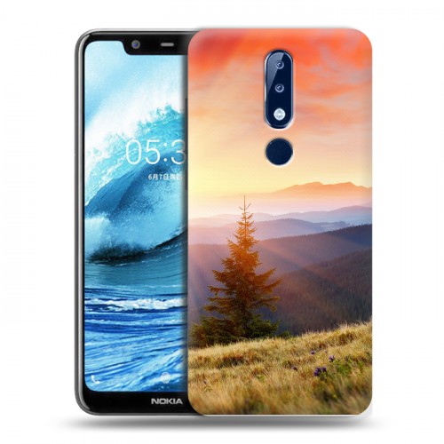 Дизайнерский пластиковый чехол для Nokia 5.1 Plus Восход