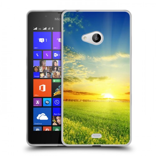 Дизайнерский пластиковый чехол для Microsoft Lumia 540 Восход