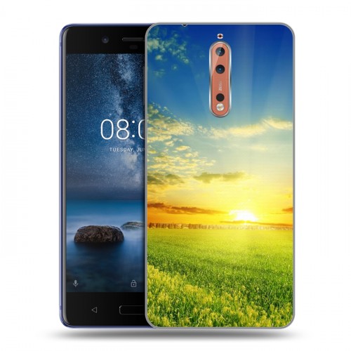 Дизайнерский пластиковый чехол для Nokia 8 Восход