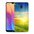 Дизайнерский силиконовый с усиленными углами чехол для Xiaomi RedMi 8A Восход