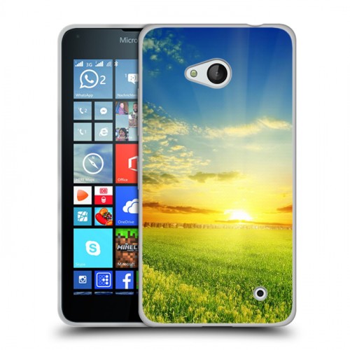 Дизайнерский пластиковый чехол для Microsoft Lumia 640 Восход