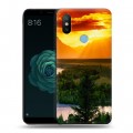 Дизайнерский силиконовый чехол для Xiaomi Mi A2 Восход