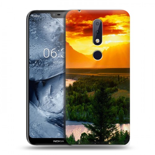 Дизайнерский силиконовый чехол для Nokia 6.1 Plus Восход