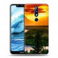 Дизайнерский пластиковый чехол для Nokia 5.1 Plus Восход