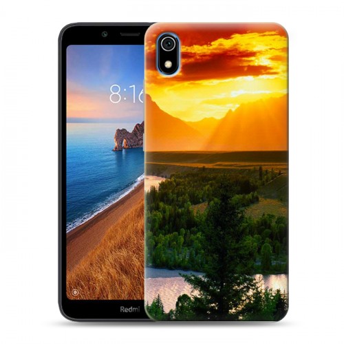 Дизайнерский силиконовый чехол для Xiaomi RedMi 7A Восход