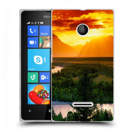 Дизайнерский пластиковый чехол для Microsoft Lumia 435 Восход