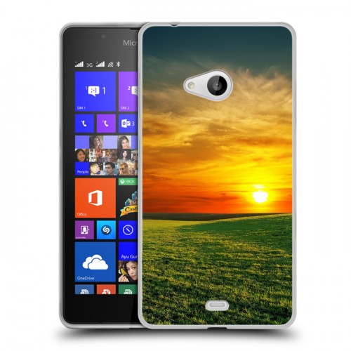 Дизайнерский пластиковый чехол для Microsoft Lumia 540 Восход