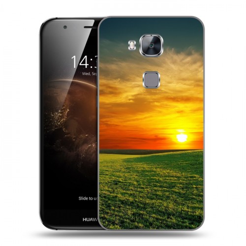 Дизайнерский силиконовый чехол для Huawei G8 Восход