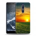 Дизайнерский пластиковый чехол для Nokia 5.1 Восход