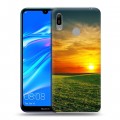 Дизайнерский пластиковый чехол для Huawei Y6 (2019) Восход