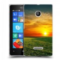 Дизайнерский пластиковый чехол для Microsoft Lumia 435 Восход