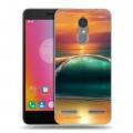 Дизайнерский силиконовый чехол для Lenovo K6 Закат