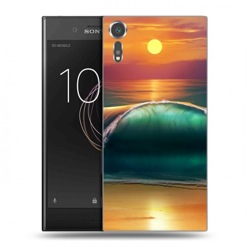 Дизайнерский пластиковый чехол для Sony Xperia XZs Закат