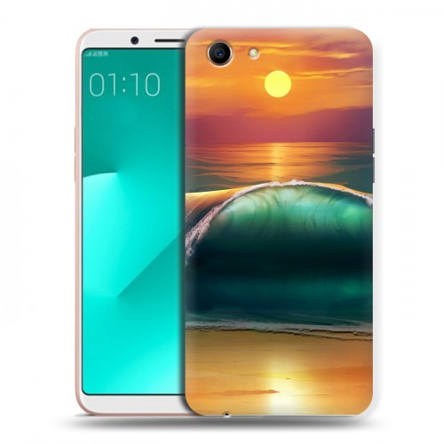 Дизайнерский пластиковый чехол для OPPO A83 Закат