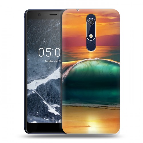 Дизайнерский пластиковый чехол для Nokia 5.1 Закат