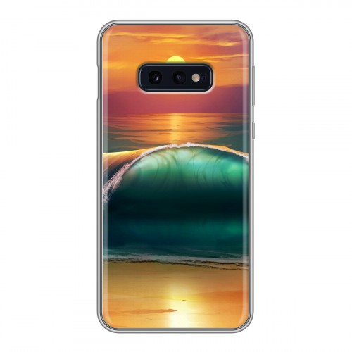 Дизайнерский силиконовый чехол для Samsung Galaxy S10e Закат