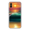 Дизайнерский силиконовый с усиленными углами чехол для Xiaomi RedMi 9A Закат