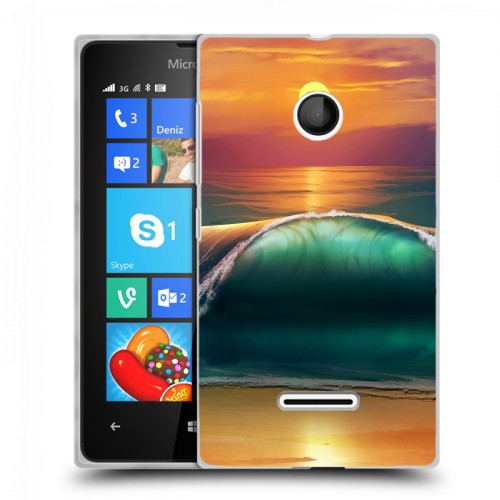 Дизайнерский пластиковый чехол для Microsoft Lumia 435 Закат