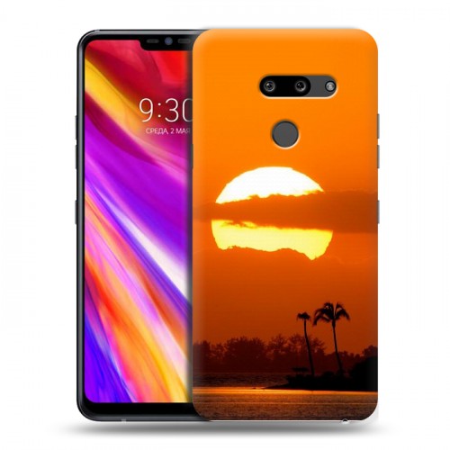 Дизайнерский пластиковый чехол для LG G8 ThinQ Закат