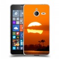 Дизайнерский пластиковый чехол для Microsoft Lumia 640 XL Закат