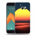 Дизайнерский пластиковый чехол для HTC 10 Закат