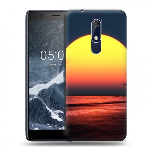 Дизайнерский пластиковый чехол для Nokia 5.1 Закат