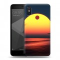 Дизайнерский пластиковый чехол для Xiaomi Mi8 SE Закат