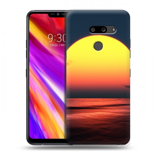 Дизайнерский пластиковый чехол для LG G8 ThinQ Закат