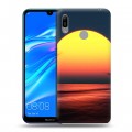 Дизайнерский пластиковый чехол для Huawei Y6 (2019) Закат