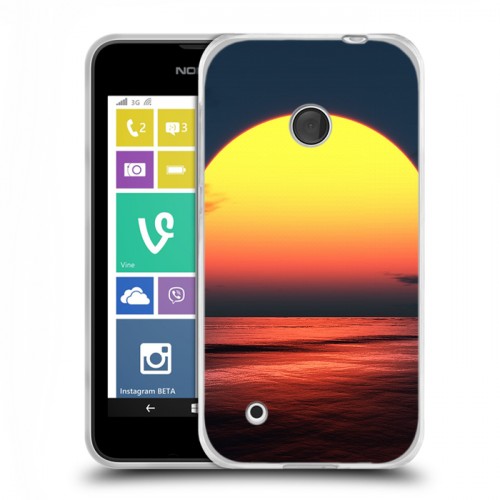 Дизайнерский пластиковый чехол для Nokia Lumia 530 Закат