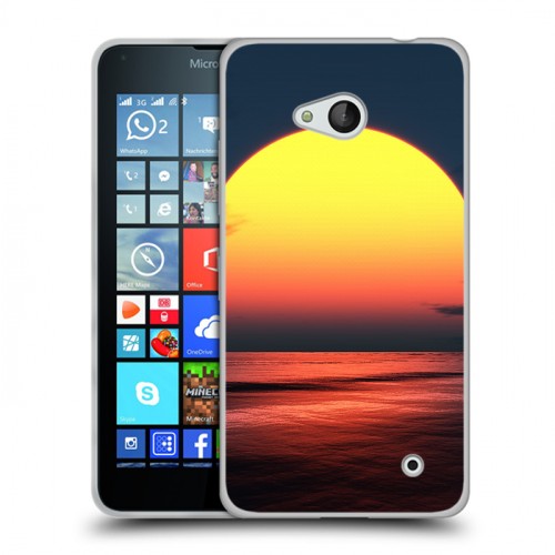 Дизайнерский пластиковый чехол для Microsoft Lumia 640 Закат