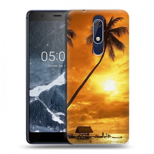 Дизайнерский пластиковый чехол для Nokia 5.1 Закат