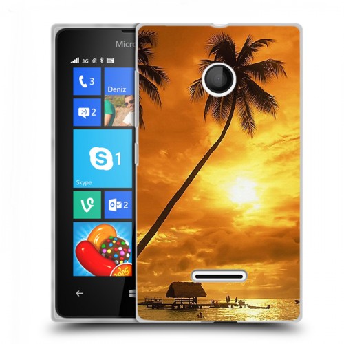 Дизайнерский пластиковый чехол для Microsoft Lumia 435 Закат