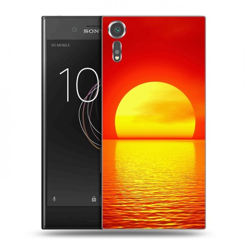 Дизайнерский пластиковый чехол для Sony Xperia XZs Закат