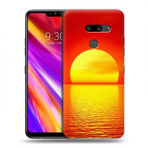 Дизайнерский пластиковый чехол для LG G8 ThinQ Закат