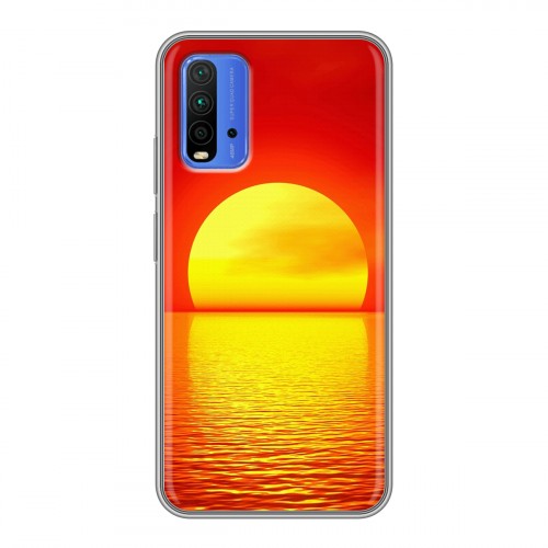 Дизайнерский силиконовый чехол для Xiaomi RedMi 9T Закат