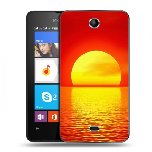 Дизайнерский силиконовый чехол для Microsoft Lumia 430 Dual SIM Закат
