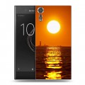 Дизайнерский пластиковый чехол для Sony Xperia XZs Закат