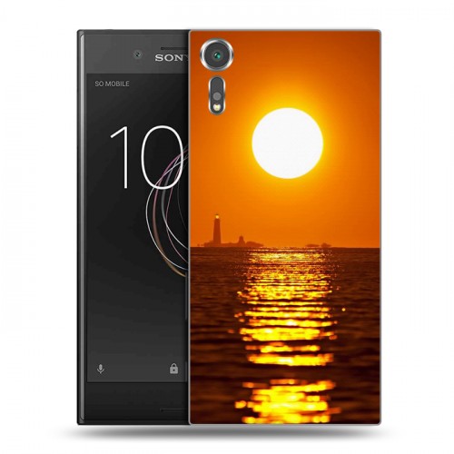 Дизайнерский пластиковый чехол для Sony Xperia XZs Закат