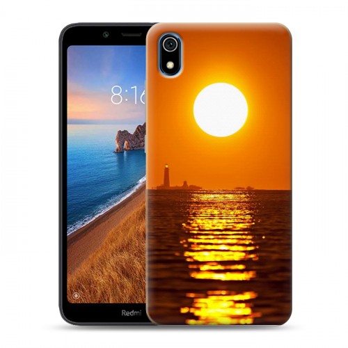 Дизайнерский силиконовый чехол для Xiaomi RedMi 7A Закат