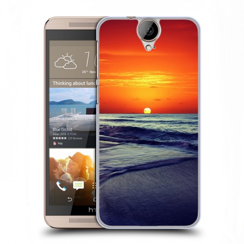 Дизайнерский пластиковый чехол для HTC One E9+ Закат