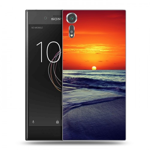 Дизайнерский пластиковый чехол для Sony Xperia XZs Закат