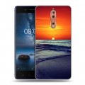 Дизайнерский пластиковый чехол для Nokia 8 Закат