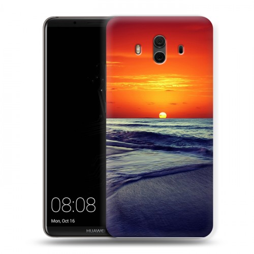 Дизайнерский пластиковый чехол для Huawei Mate 10 Закат