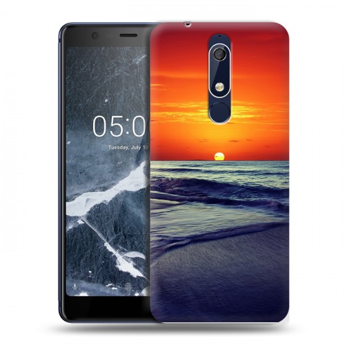 Дизайнерский пластиковый чехол для Nokia 5.1 Закат